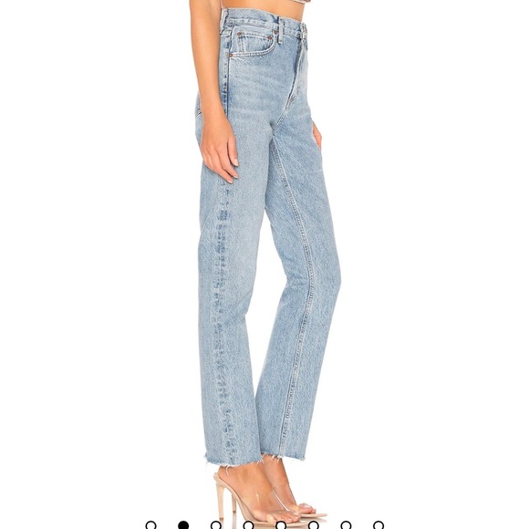 Womens AGOLDE Cherie High Rise Straight in Merit Jeans - Picture 3 of 11